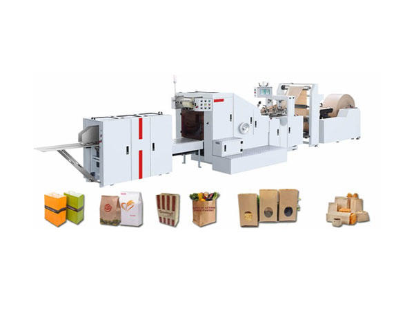 Square Bottom Paper Bag Machine (Adjustable Roll Feeding)